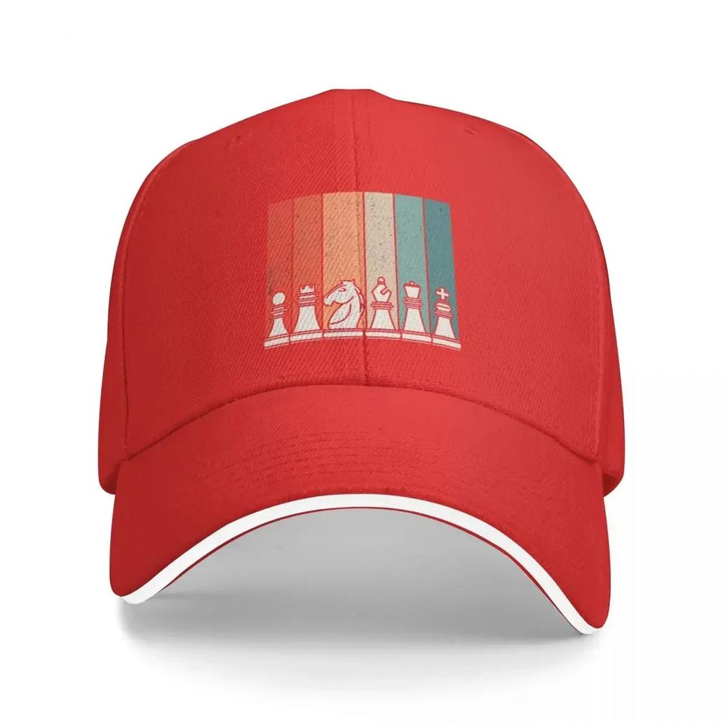 Retro chess Cap Baseball Cap sports caps Beach outing sun hat luxury woman hat Men's
