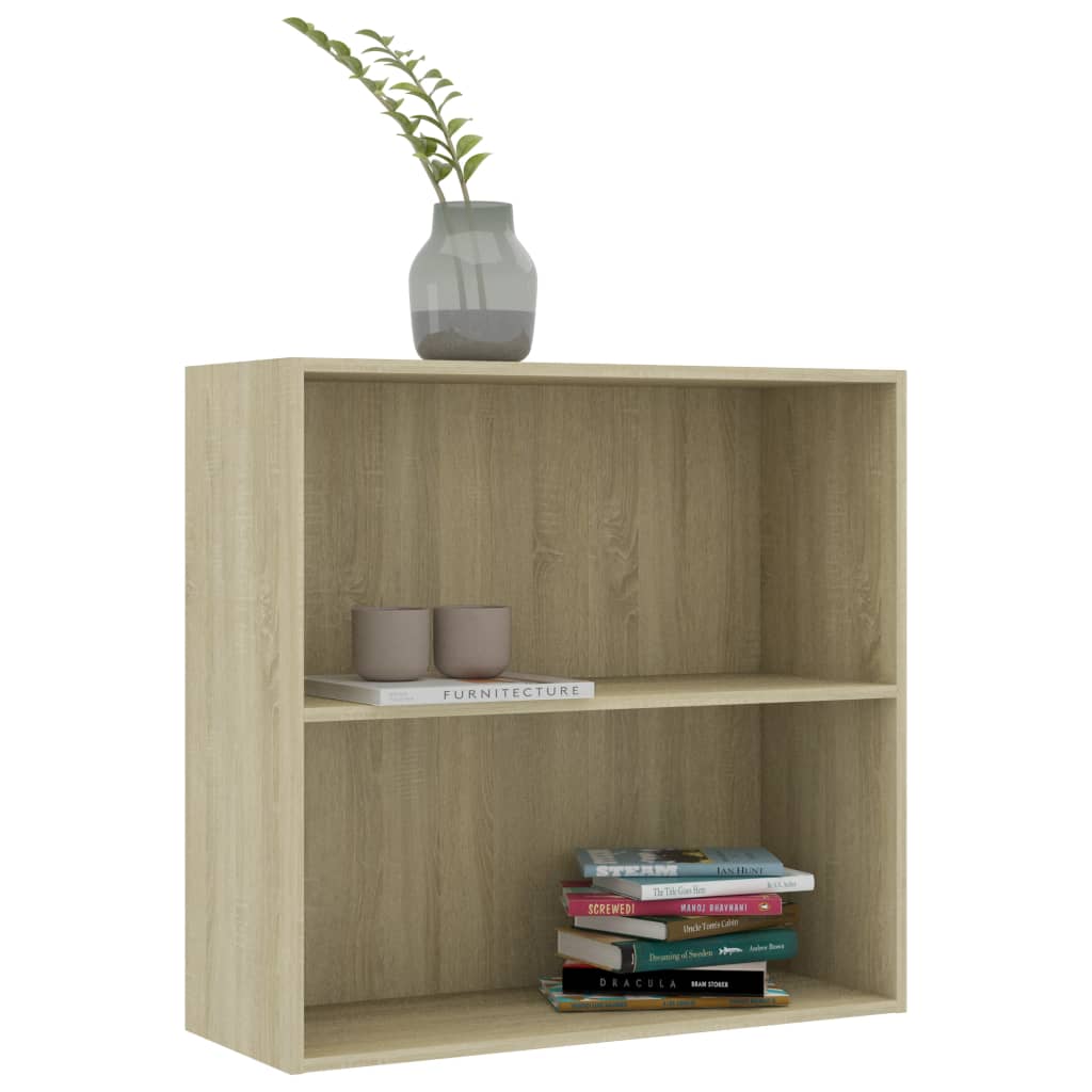 Bookshelf Sonoma Oak 80 x 30 x 76.5 cm Particleboard
