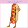 Fun And Vibrant Hot Dog Costume Jumpsuit For Halloween Stage Performances
