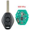 3 Buttons 315/433/315LP/868 MHz Remote Key with ID7944 ID46 Chip Fit for CAS2 5 Series E46 E60 E83 E53 E36 E38