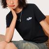 Li-Ning Round Neck Letter Casual Knitted Sports Short Sleeve T-Shirt Women Tops Black AHSU530-3