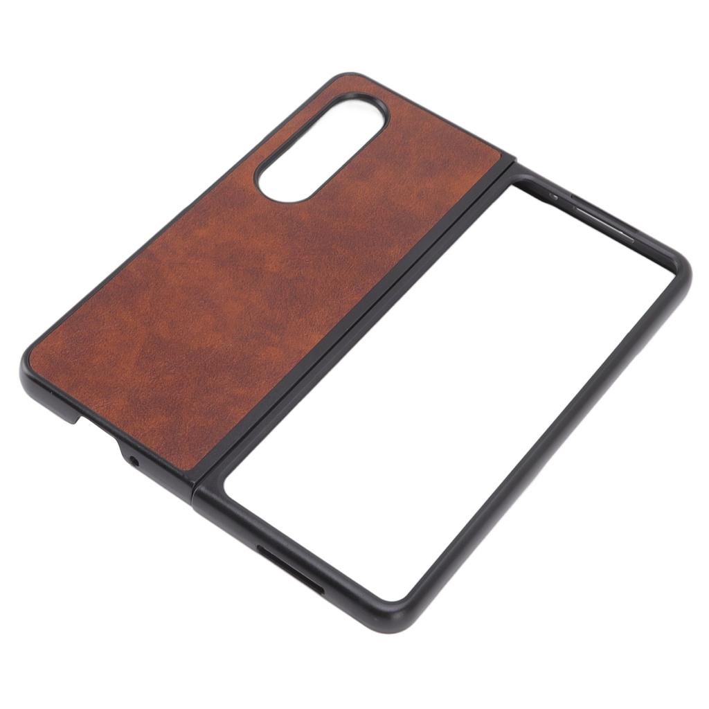 Klapphülle Kratzfest Stoßfest Synthetisches Leder Handyhülle für Galaxy Z FOLD 4