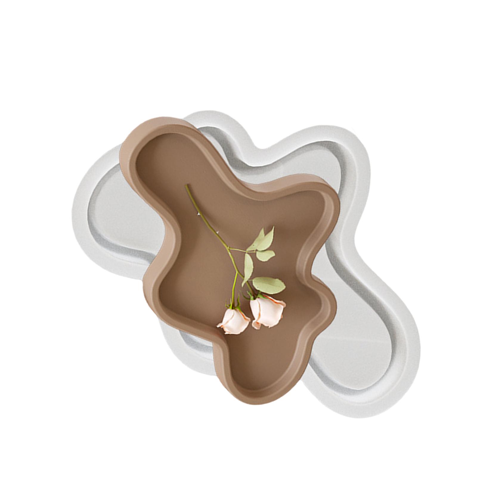 

Силиконовая эпоксидная литейная форма для подноса, легкосъемная силиконовая форма для хранения, поднос для демонстрации, для креативных домашних аксессуаров T2