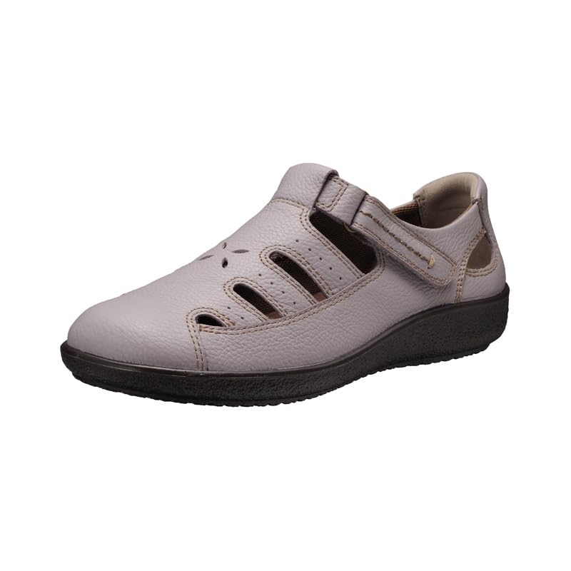 Achilles Sorbo Women s Genuine Leather Walking Sneakers with Water-Repellent Leather and Zipper Size 3E Lavender Size 230 cm ASC 5530 14840₽