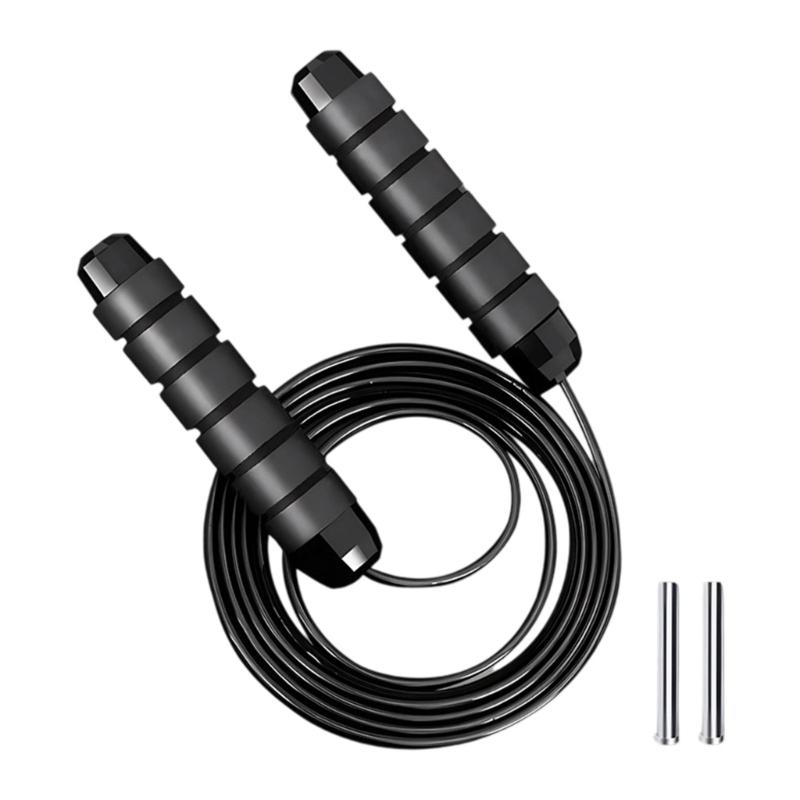 Nonslip Handle Skippings Rope Steel Wire Jump Rope Adjustable Weighted Fitness Exercise Rope for Endurances Training