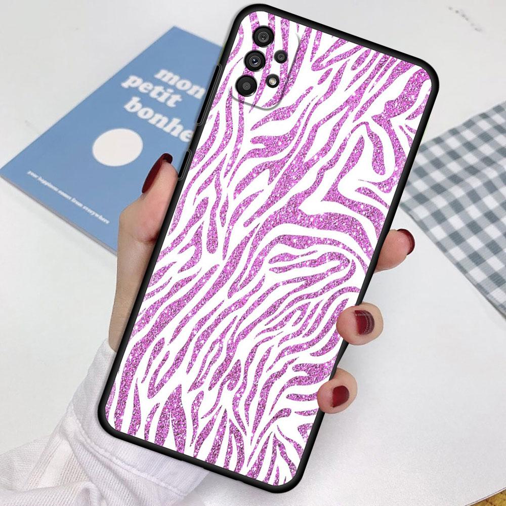 Skal För Samsung Galaxy A52 A12 A51 A32 A21s A71 A53 A13 A32 A72 A31 A33 A22 A03 A41 Telefonskal Mode Leopardmönster