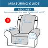Waterproof Recliner Sofa Cover Cushion Sofa Pet Child Chair Cover Cushion Sofa Cover Pocket Armchair Mat For Living Room