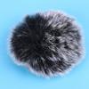 Durable Black Microphone Furry Cover Windscreen Windshield Muff Fur for Wm6 WM8 M1
