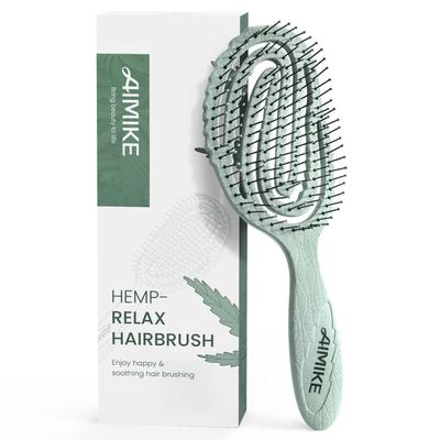 AIMIKE Detangling Brush Detangling Hair Brush Tangle Free Brush Fits Your Head Wet Dry Brush Smooth Hair Skeleton Brush Easy To Care Wet Hair Brush