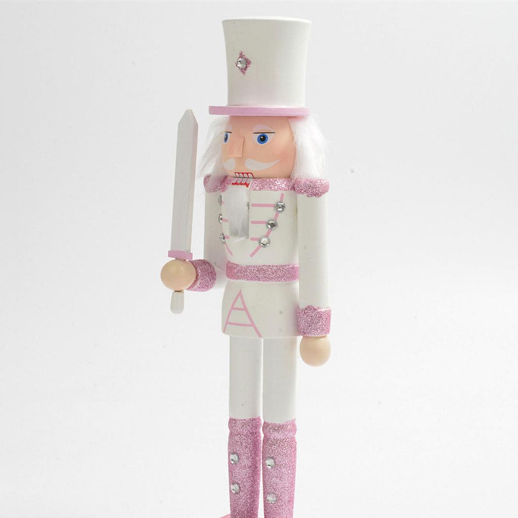 Nutcrackers Soldier Wood Walnut Cracker Puppet Festive Christmas Home Decorations and Party Ornament Christmas Gift