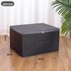 Large Capacity Foldable Storage Box with Soft Lid: Portable Organizer for Household and Document Storage