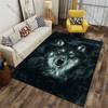Wolf strength presence and mystery carpet Yoga living room room decor children's crawling mat doormat area rug games mat
