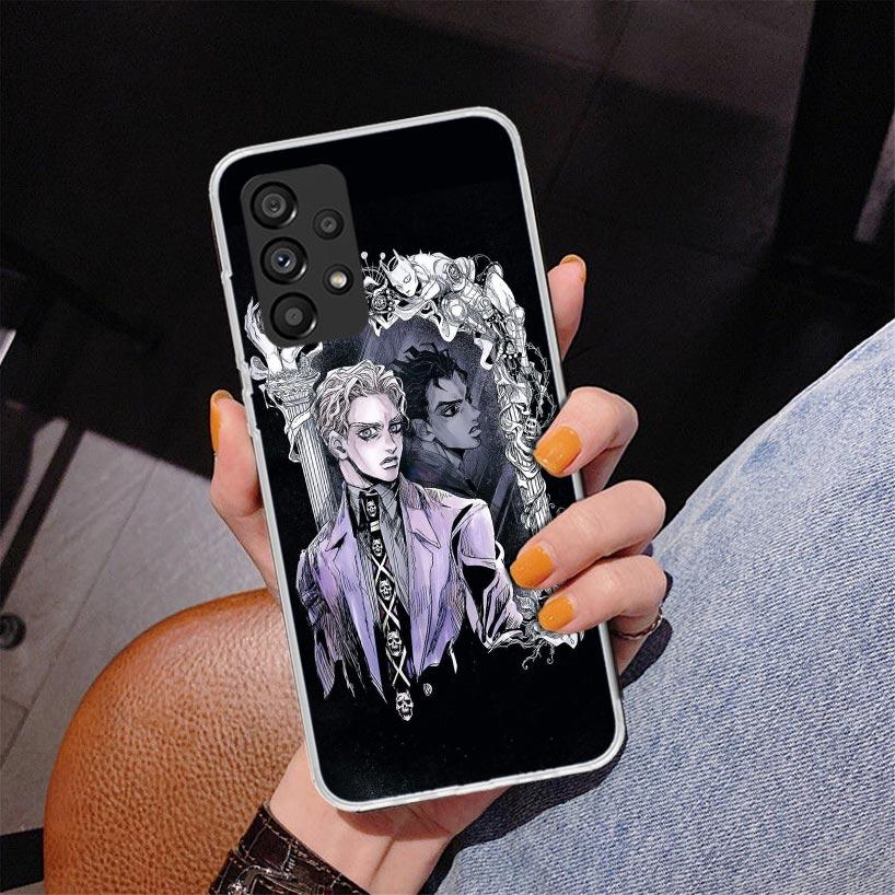 JoJo Kira Yoshikage Killer Queen Phone Case For Samsung Galaxy A52 A42 A32 A22 A12 A51 A41 A31 A21S A50S A40 A30S A20S A20E A10