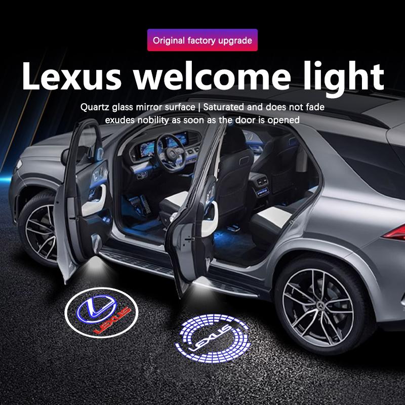 dnvc4 For LEXUS IS FSPORT IS250 IS300 IS350 UX UX300h UX260h UX200 LED Car Door Welcome Logo Projector Ghost Shadow Light Accessorie480000