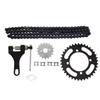 420 Model Aluminum Sprocket Gear Chain Kit for 50cc Motorcycles