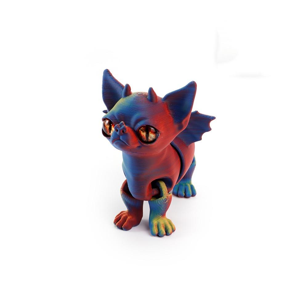 

6 Colors Chihuahua Desktop Ornaments PLA Plastic Articulated Fidget Toy Children s Toy 8