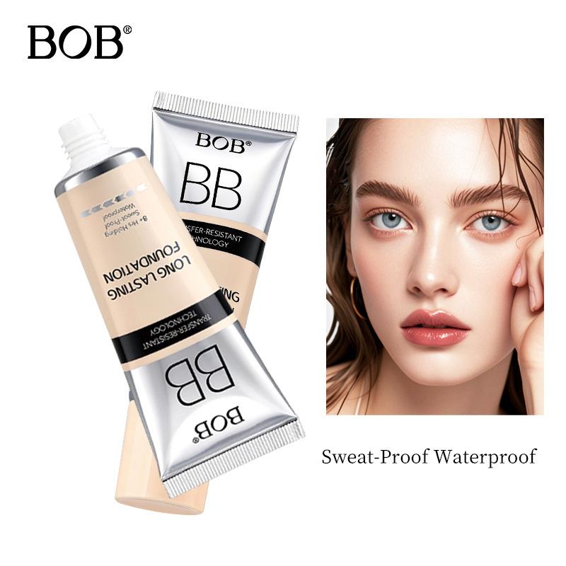 BOB isolation foundation lasts for a long time, does not take off makeup, moisturizes and moisturizes, concealer, oil control base makeup foundation