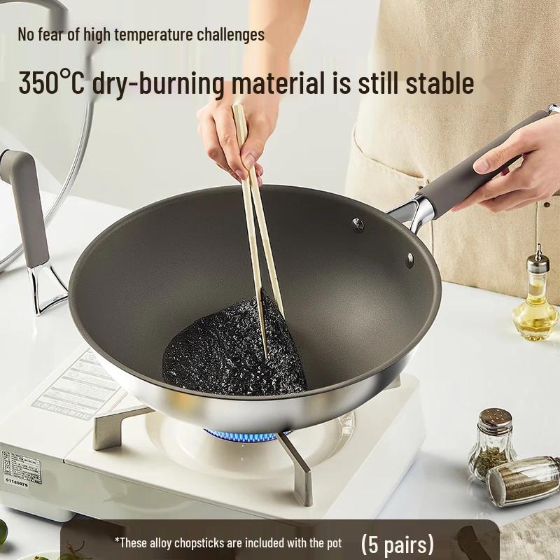 COOKER KING Титановая плазменная антипригарная вок-сковорода