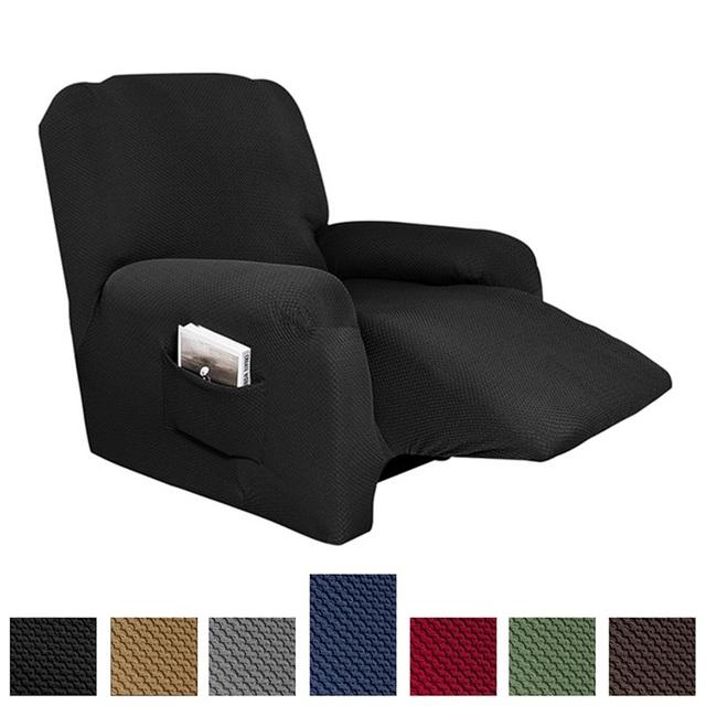 

Чехол для дивана-реклайнера из жаккарда, эластичный спандекс, чехлы для кресел для ленивых мальчиков, сплошные съемные чехлы для диванов для гостиной