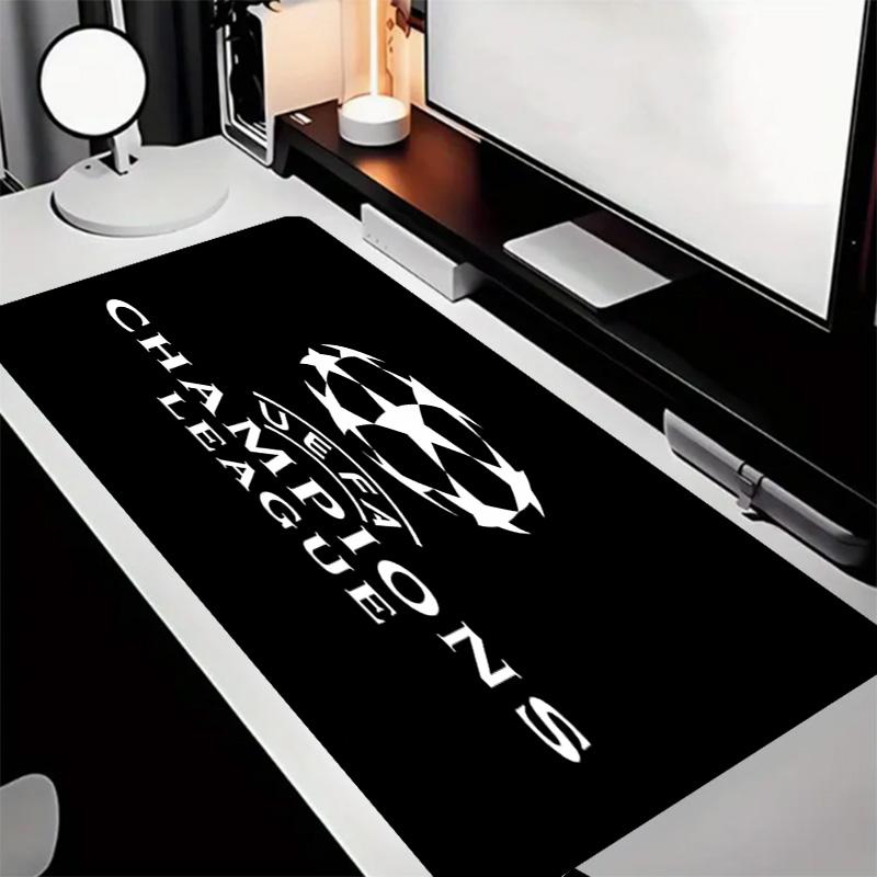 UEFA Champions League Theme Premium Non-slip Mouse Pad with Stitched Edges,Durable Rubber Material,for Desktop & Gaming Great Gifts