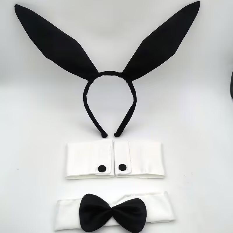 Rabbit Ears Suit Headband Bunny Headband Easter Party Halloween Prom Headbuckle
