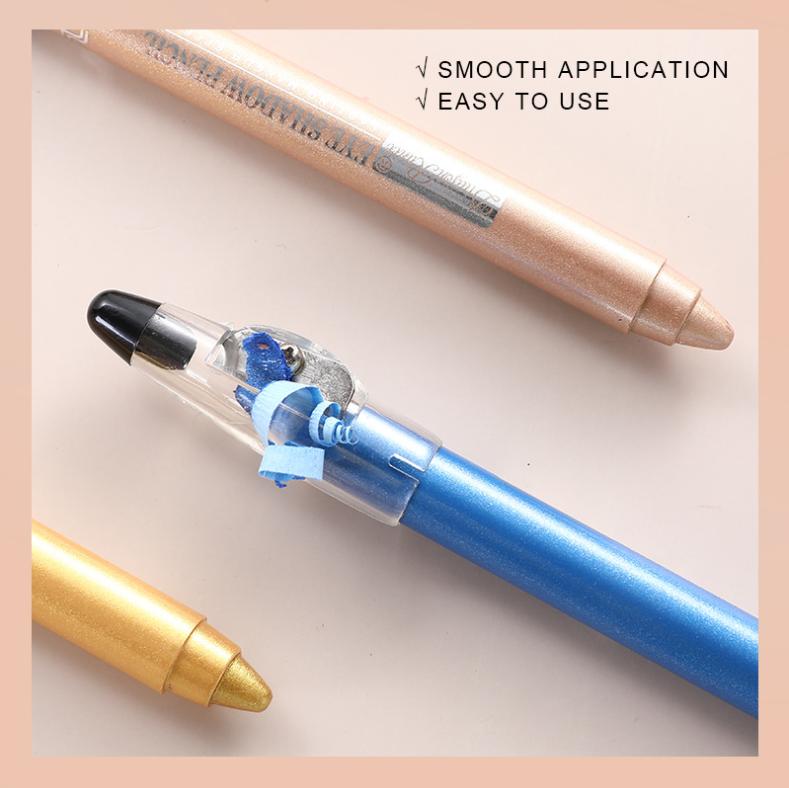 12 Colors Eye Pencil Beauty Pro Highlighter Eyeshadow Pencil Cosmetic Glitter Brighten Shimmer Eye Shadow Eyeliner Pen