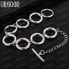925 Sterling Silver Circular Bracelet Fashion Wedding Jewelry