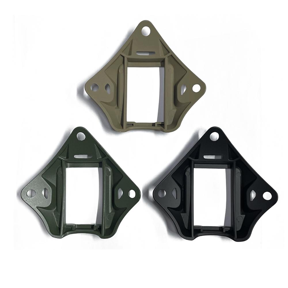 Tactical Helmet Frame Mount NVG Shroud Aluminum Adapter 3 Hole Skeleton Mount ARC Rail For FAST MICH Helmet Accessorie