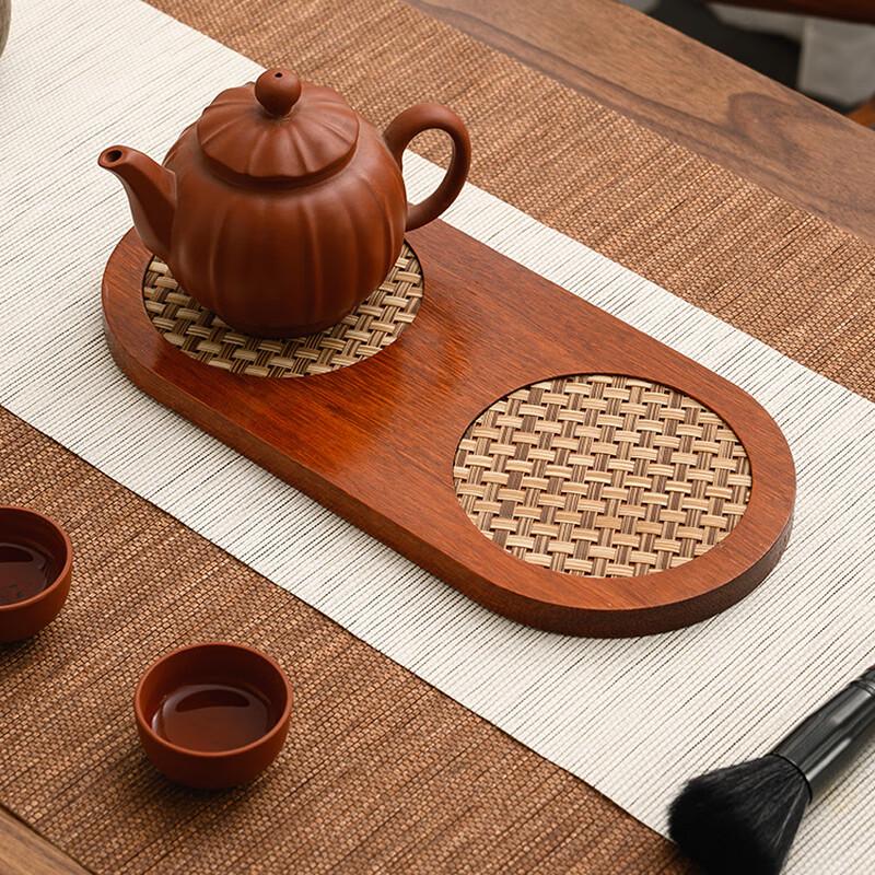 Multi-functional Solid Wood Tea & Snack Tray