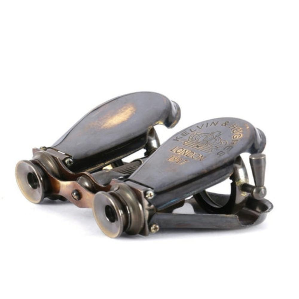 

Винтажный латунный морской подзорный бинокль – цельная латунь, 10-16 см, античная отделка как