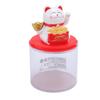 Feng Shui   Cat Solar Powered Waving Maneki Neko Decoration   Cat Statue for Home Shop Car Interior