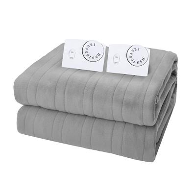 Elektrische Matratzenauflage 60x80 Zoll 130W 10 Stunden automatische Abschaltung 10 Heizstufen Beheizte Matratzenauflage mit Doppelbedienung für Zuhause Doppelbett