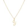 Elegant 26-Letter Uppercase Pendant Necklace: Simple and Fashionable European-American Clavicle Chain with Niche Design