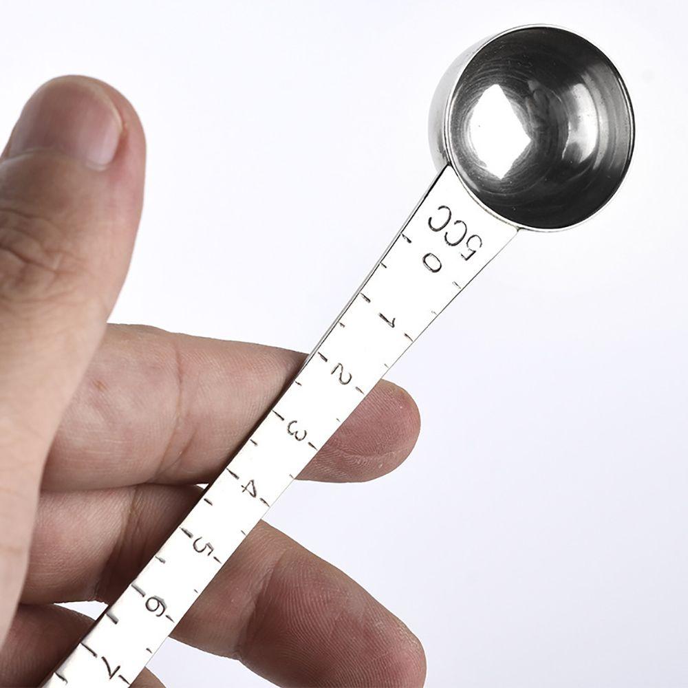 5 CC With Scale Measuring Long Handle Double Head Spoon Kitchen Tools Coffee Scoop Measuring Spoon