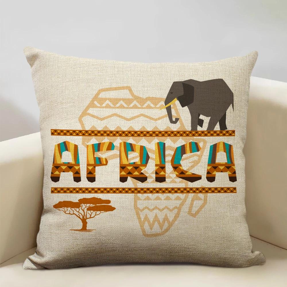 Ethnic Tribe Decorative Throw Pillow Case African Pattern Cushion Cover Home Sofa Decor Pillowcase Universal in All Seasons