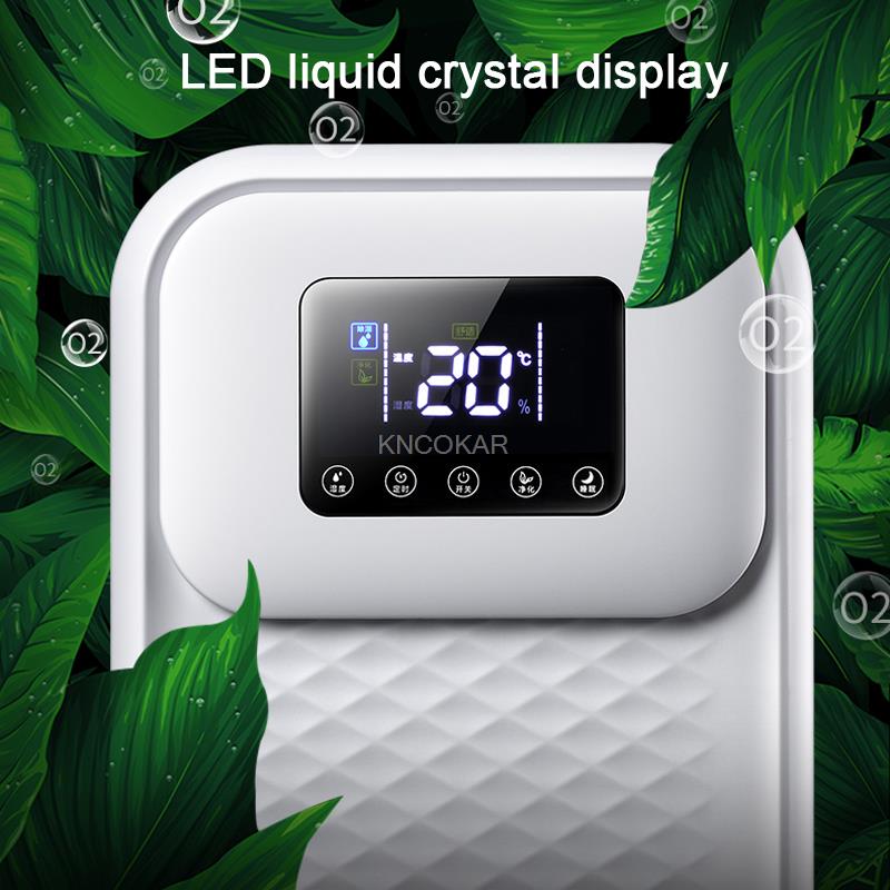 Intelligent Dehumidifier Dryer Air Purification Household Moisture Absorber Bedroom Basement LED Smart Touch Remote Control
