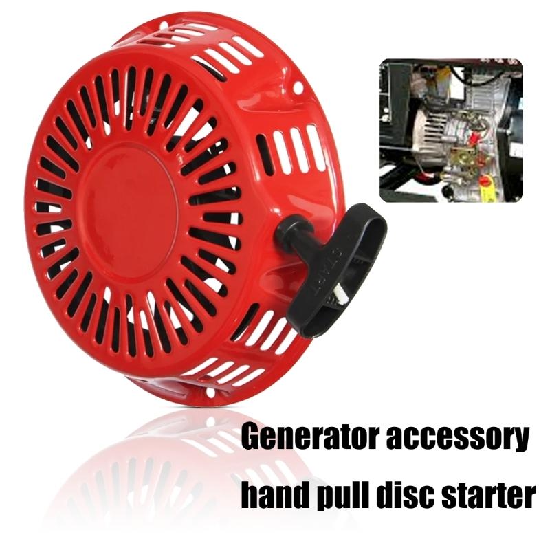 ABS Recoil Starter Replacement For 11HP 13HP GX340 GX390 Engines 200mm Center Hole Design 2840-ZE3-W01ZP 28400-ZE3-W01ZA