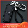 2025 Hot Leather Autosleutelhouder Sleutelcover Accessoires voor Mazda 3 6 Cx30 Cx9 Cx5 Cx8 MX5 MX30 X5 X9 S30 Sleutelcover Demio Ate