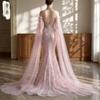 Detachable Off Shoulder Ruffle Tulle Long Train Arm Sleeves Maxi Floating Sheer Bridal Cuffs For Strapless Mermaid Wedding Gown Photoshoot