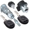 VW Golf V 03-09 Ignition Lock Insert + Front Left Door Lock Insert + Glove Box Insert 3 Pcs. Set