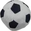 Weicher Plüsch-Fußball Spielzeug, Rot Weiß Gefüllter Fußball, Niedliches Quietschendes Haustier Kauspielzeug für Hunde Katzen, Interaktives Spielzeug Geschenk für Kinder