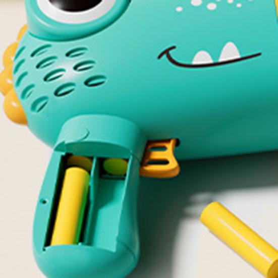 Kids Bubble Machine Easy to Use Bubble Blower Toy Cartoon Dinosaur Design Bubble Obstacle Course Toy Portable Bubble Blower