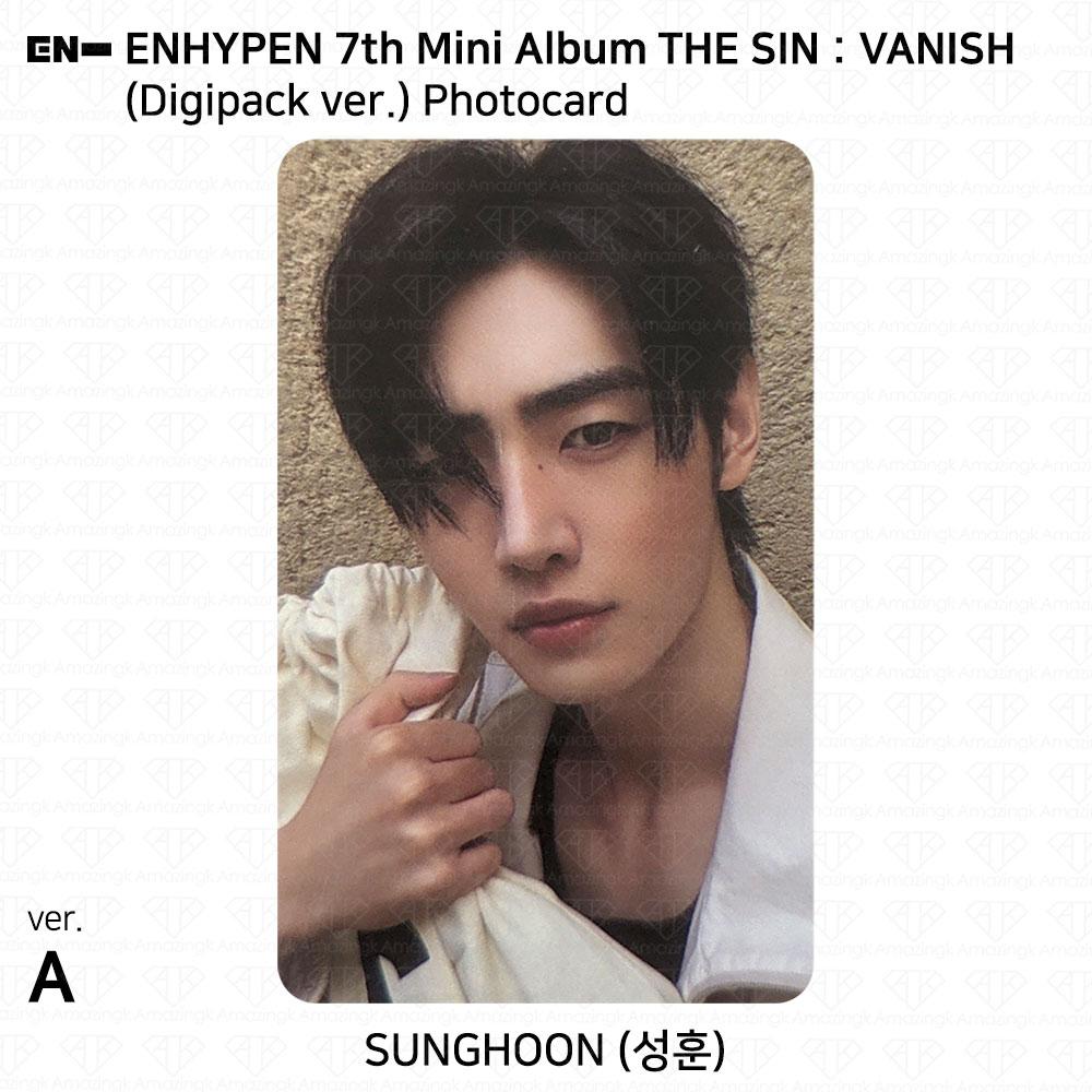 ENHYPEN Das 7. Mini-Album THE SIN:VANISH Digipack-Version. Fotokarte KPOP K-POP