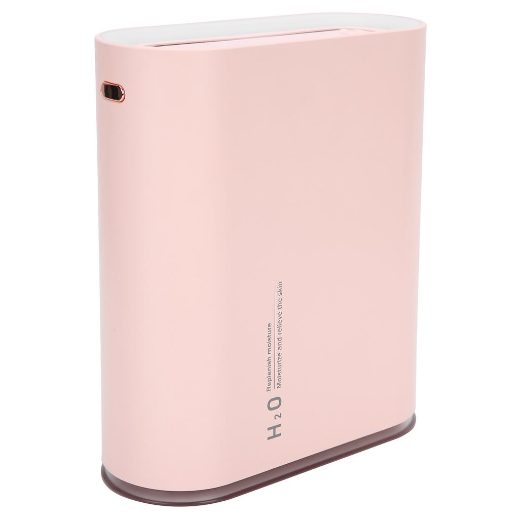 1L USB Charging Air Humidifier Double Spray Nozzle Humidifier with Night Light for Home OfficePink