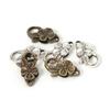 10Pcs/lot Antique Silver Flower Lobster Clasp Hooks for Necklace Bracelet Chain DIY Jewelry Accessory Findings 26*15MM