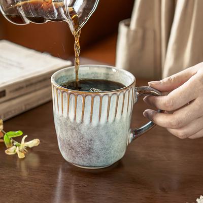 Mug Retro Kiln-Changed Glaze Cup Ceramic Cup Household Japanese Water Cup Teacup Specialty Coffee Cup