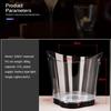 Beer Beverage Ice Bucket Battery Powered LED Ice Bucket Wine Ice Bucket with Colorful LED Light for Night Bar Wedding