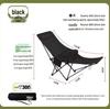 Adjustable Portable Outdoor Folding Recliner: Moon Chair for Camping, Beach, Fishing, and Lunch Breaks.