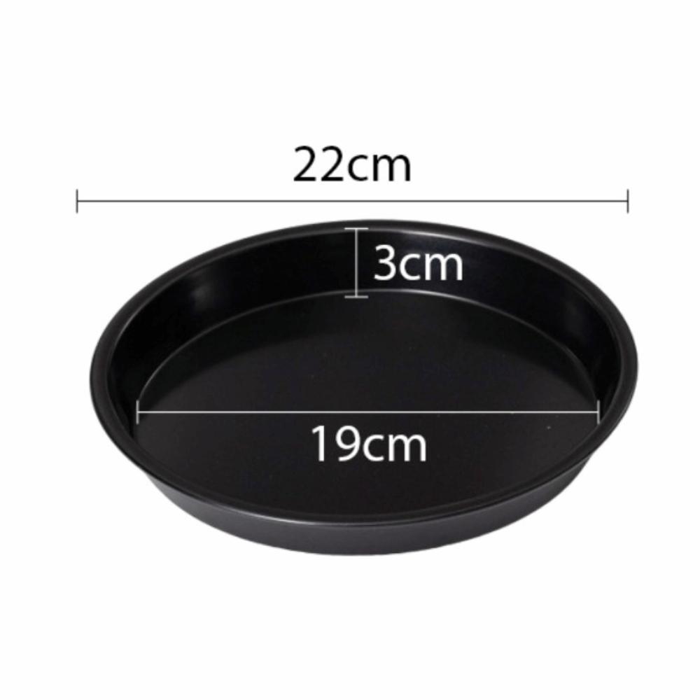 

Сверхпрочные кухонные противни для выпечки с круглой/квадратной формой для торта, принадлежности для выпечки, профессиональная выпечка Pizza Pan-Black