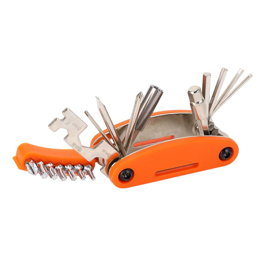 20 In 1 Bike Multitool Professional Portable Integrated Design Bike Repair Tool for Emergency Maintenance Camping Travel